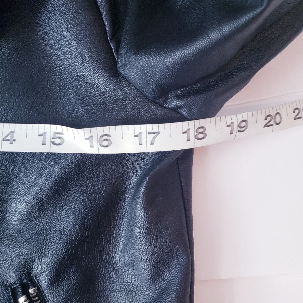Dragon Embroidered Super Soft Vegan Leather Jacket - Picture 4 of 8